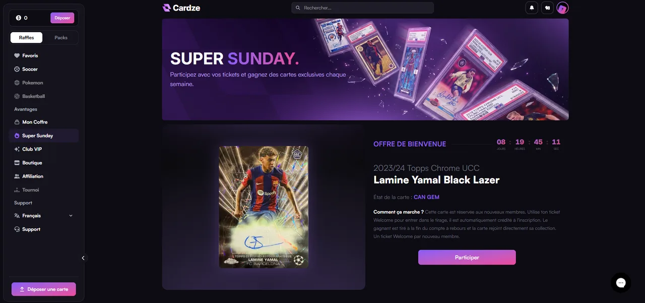 Le Super Sunday : le tirage du dimanche